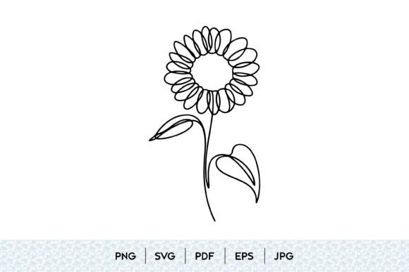 Simple Sunflower SVG: Clean Graphics for Editorial Illustrations